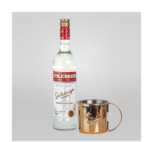 Stolichnaya Vodka 0,7 L + Mule Mug